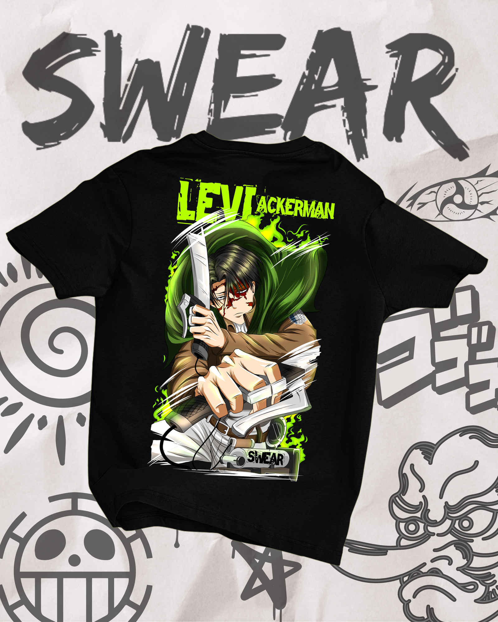 Camiseta Levi Ackerman